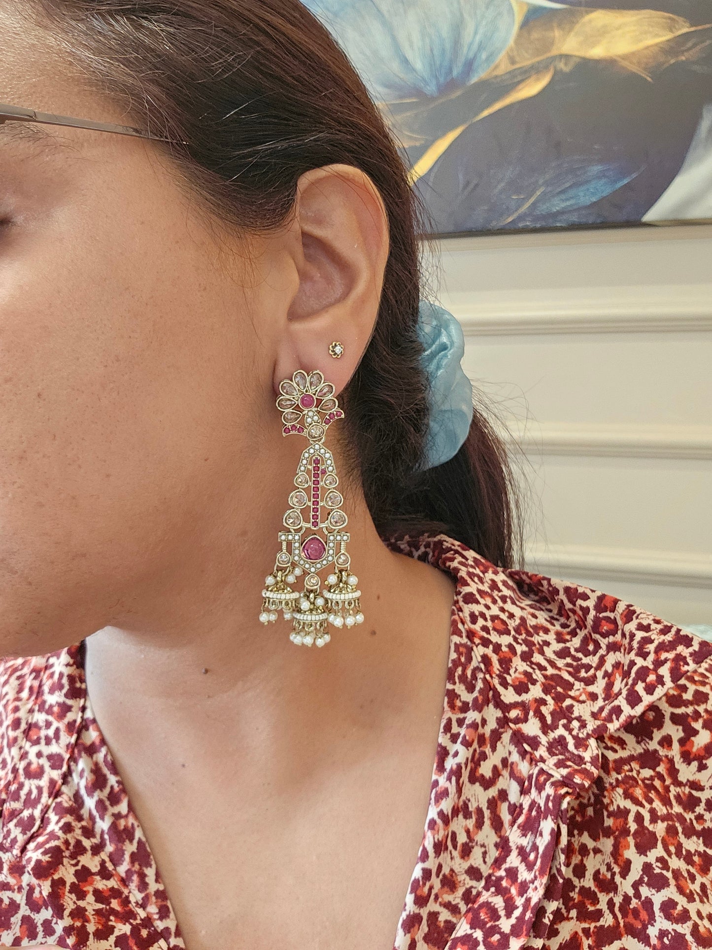 Kundan earrings